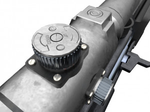 Assualt special opps rifle 9A-91 russian spec forces 3D Model