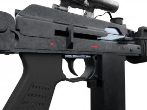 Assualt special opps rifle 9A-91 russian spec forces 3D Model