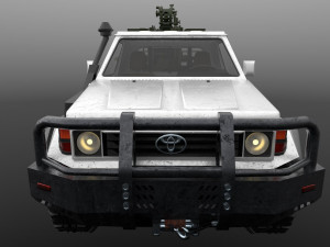 Toyota J75 with ZU-23 3D 모델