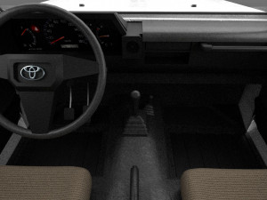 Toyota J75 with ZU-23 3D 모델