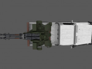 Toyota J75 with ZU-23 3D 모델