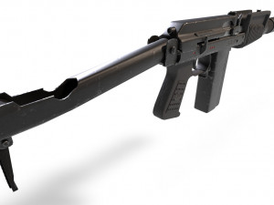Assualt rifle 9A-91 russian spec forces without optic Modèle 3D
