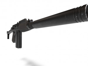 Assualt rifle 9A-91 russian spec forces without optic Modèle 3D