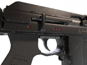 Assualt rifle 9A-91 russian spec forces without optic Modèle 3D