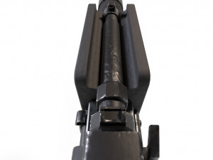 Assualt rifle 9A-91 russian spec forces without optic Modèle 3D