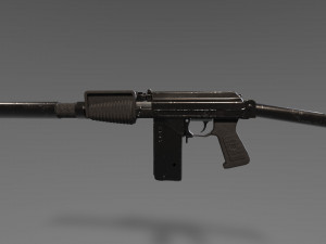 Assualt rifle 9A-91 russian spec forces without optic Modèle 3D