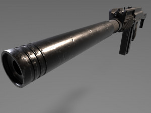 Assualt rifle 9A-91 russian spec forces without optic Modèle 3D
