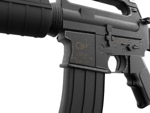M-16 Assault rifle 2 texture pack Model 3D