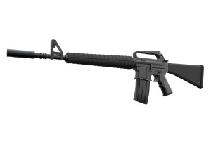 M-16 Assault rifle 2 texture pack Model 3D