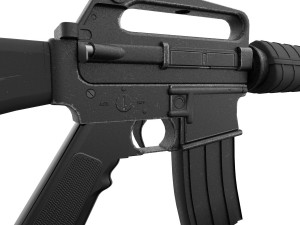M-16 Assault rifle 2 texture pack Model 3D