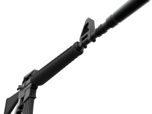 M-16 Assault rifle 2 texture pack Model 3D