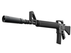 M-16 Assault rifle 2 texture pack 3D Model