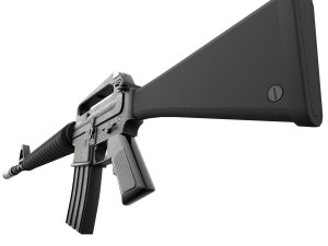 M-16 Assault rifle 2 texture pack Model 3D