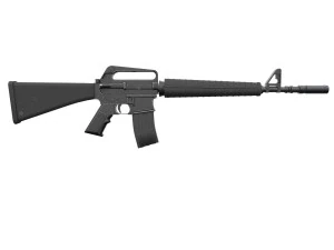 M-16 Assault rifle 2 texture pack 3D Model