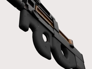 FN P90 2 texture pack Modello 3D
