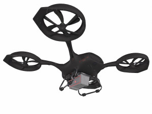 Cargo medical drone with a medical kit module 3D मॉडल