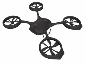 Cargo medical drone with a medical kit module 3D Model