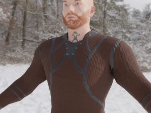 Viking Leif Modèle 3D