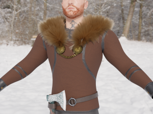 Viking Leif Modèle 3D
