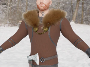 Viking Leif 3D Model