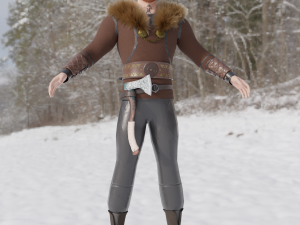 Viking Leif Modèle 3D