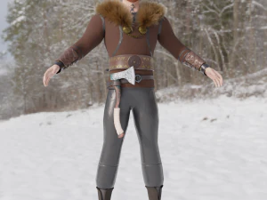 Viking Leif 3D Model