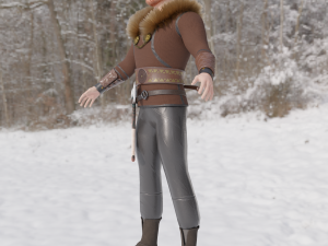 Viking Leif Modèle 3D