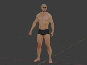 Soldier of Fortune from the Middle East 3D Model