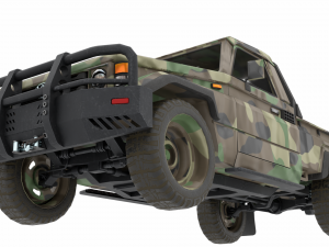 Toyota J75 2 texture pack middle east and camo 3Dモデル
