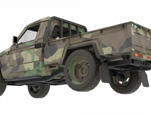 Toyota J75 2 texture pack middle east and camo 3Dモデル