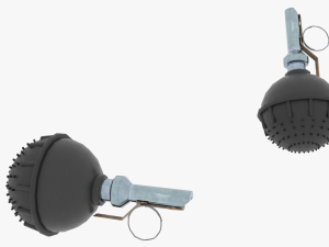 Flash grenade Zarya-3 light and sound 3D Модель
