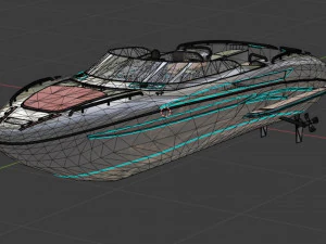 Riva yacht Rivamare 3D Model