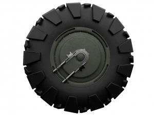 Wheel for Halo truck 3D Model