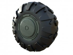 Wheel for Halo truck Modelo 3D