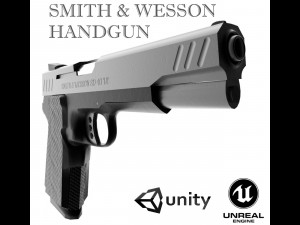 Smith Wesson semi-automatic pistol 3D Model