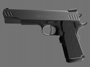 Smith Wesson semi-automatic pistol Modelo 3D