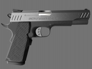 Smith Wesson semi-automatic pistol Modelo 3D