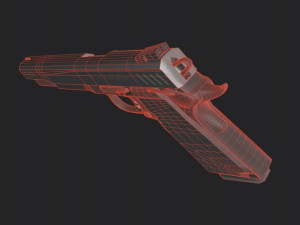 Smith Wesson semi-automatic pistol Modelo 3D