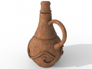 Clay Vessel 3D Model