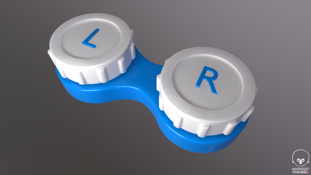Lens case 3D Модель .c4d .max .obj .3ds .fbx .stl .blend 