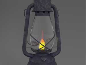 Oil lamp 3D Model