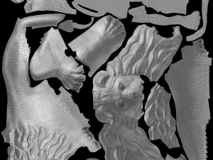 estatua de le&oacute;n Modelo 3D