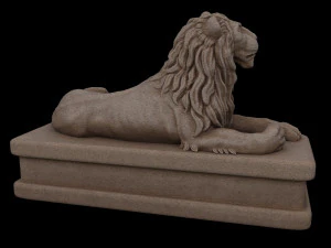 Lion statue 3D Model