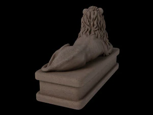 Lion statue 3D Model