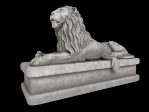 Lion statue 3D Model