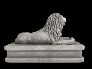 Lion statue 3D Model