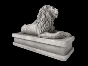 Lion statue 3D Model