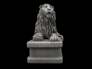 Lion statue 3D Model