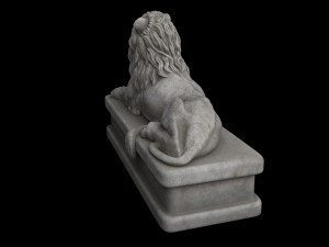 Lion statue Model 3D