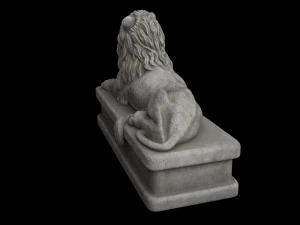 Lion statue 3D Model